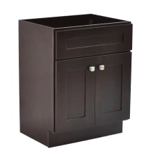 Brookings 24" Single Free Standing Vanity Cabinet - Less Vanity Top