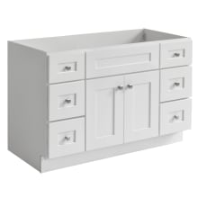 Brookings 48" Single Free Standing Vanity Cabinet Only - Less Vanity Top