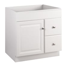 Wyndham 30" Single Free Standing Vanity Cabinet Only - Less Vanity Top