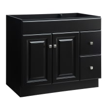 Wyndham 36" Single Free Standing Vanity Cabinet Only - Less Vanity Top