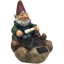 Magnesium Oxide Solar Powered Camping Gnome Indoor/Outdoor Statue