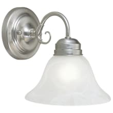 Millbridge 9" Tall Wall Sconce with Alabaster Glass Shade