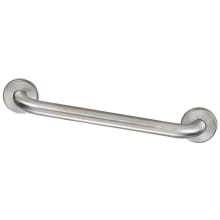 12" Satin Stainless Steel Commercial Grab Bar