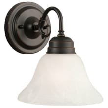 Millbridge 9" Tall Wall Sconce with Frosted Glass Shade