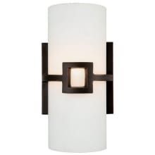 Monroe 11" Tall Wall Sconce with Frosted Glass Shade - ADA Compliant