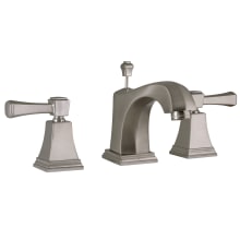 Double Handle Widespread Bathroom Faucet with Metal Lever Handles from the Torino Collection