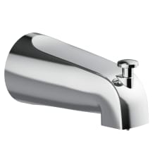 Wall Mounted Tub Spout with Integrated Diverter for Slip Fit Installation