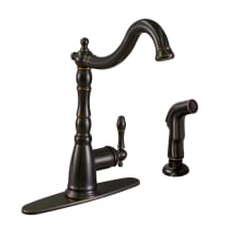 Oakmont 1.8 GPM Widespread Faucet - Includes Side Spray, and Escutcheon
