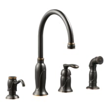 Madison 1.8 GPM Widespread Faucet - Includes Soap Dispenser, and Side Spray