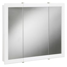 Concord 48" x 30" Framed Triple Door Mirrored Medicine Cabinet