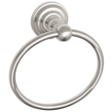 Satin Nickel Towel Ring from the Calisto Collection