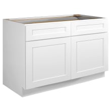 Brookings 48" Wide x 34-1/2" High Double Door Base Cabinet with Two Drawers