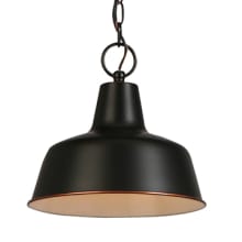Mason 10" Wide Instant Pendant with Metal Shade