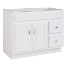 Concord 36" Single Free Standing Wood Vanity Cabinet Only - Less Vanity Top