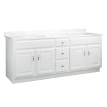 Concord 72" Single Free Standing Wood Vanity Cabinet Only - Less Vanity Top