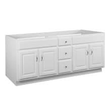 Concord 72" Single Free Standing Wood Vanity Cabinet Only - Less Vanity Top
