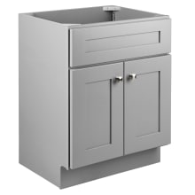 Brookings 24" Single Free Standing Wood Vanity Cabinet Only - Less Vanity Top