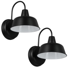 Pack of (2) Mason 11" Tall Outdoor Wall Sconce