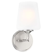 Stasia 11" Tall Bathroom Sconce with Frosted Glass Shade