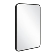 Isla 30" x 20" Rectangular Flat Aluminum Wall Mounted Accent Mirror
