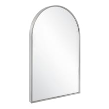 Maeve 30" x 20" Arched Flat Aluminum Wall Mounted Accent Mirror