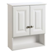 Wyndham 22" Wall Mounted Double Door Bathroom Cabinet with Shelf