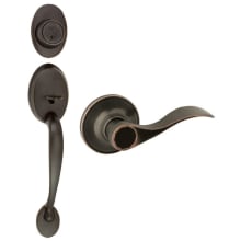 Coventry Series Handleset with Springdale Interior Lever