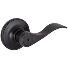 Springdale Privacy Door Lever Set with Round Rose