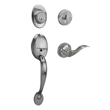 Springdale Sectional Single Cylinder Keyed Entry Handleset with Interior Classic Lever