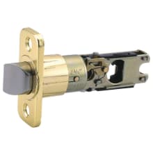 Replacement Pro Passage Latch with Adjustable Backset and Radius Corner Faceplate