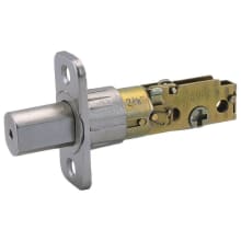 Replacement Pro Deadbolt Latch with Adjustable Backset and Radius Corner Faceplate