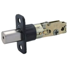 Replacement Pro Deadbolt Latch with Adjustable Backset and Radius Corner Faceplate