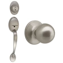 Coventry Series Handleset with Ball Interior Knob