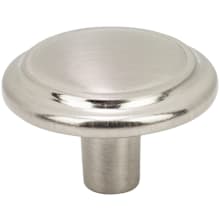 Classic 1-1/4" Ringed Mushroom Round Cabinet Knob / Drawer Knob