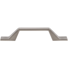 Urban Modern 3-3/4" (96 mm) Center to Center Angled Square Cabinet Handle / Drawer Pull