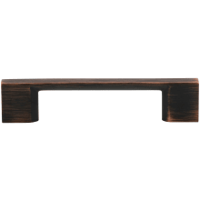 Sleek 3-3/4" (96 mm) Center to Center Square Bar Cabinet Handle / Drawer Pull