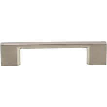 Sleek 3-3/4" (96 mm) Center to Center Square Bar Cabinet Handle / Drawer Pull