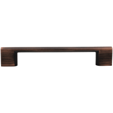 Sleek 5-1/16" (128 mm) Center to Center Square Bar Cabinet Handle / Drawer Pull