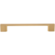 Sleek 6-5/16" (160 mm) Center to Center Square Bar Cabinet Handle / Drawer Pull