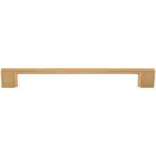 Sleek 7-9/16" (192 mm) Center to Center Square Bar Cabinet Handle / Drawer Pull