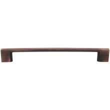 Sleek 7-9/16" (192 mm) Center to Center Square Bar Cabinet Handle / Drawer Pull