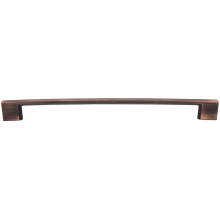 Sleek 10-1/16" (256 mm) Center to Center Square Bar Large Cabinet Handle / Drawer Pull