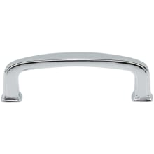 Contemporary 3" (76 mm) Center to Center Soft Square Cabinet Handle / Drawer Pull