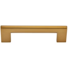 Ivan Pack of (10) 3-3/4” (96 mm) Center to Center Contemporary Sleek Square Cabinet Handles / Drawer Pulls