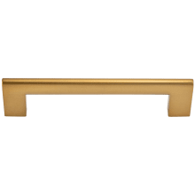 Ivan Pack of (10) 5-1/16” (128 mm) Center to Center Contemporary Sleek Square Cabinet Handles / Drawer Pulls
