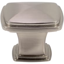1-3/16 Inch Square Cabinet Knob - Pack of 10