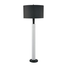 Ceramic Single Light 64" Tall LED Floor Lamp