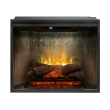Revillusion® 8794 BTU / 2575W 30 Inch Wide Built-In Vent-Free Electric Fireplace with Weathered Concrete Interior and Remote Control