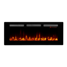 Sierra 4777 BTU / 1400W 48 Inch Wide Vent-Free Electric Fireplace with Interchangeable Media Options and Touch-Screen Controls