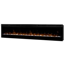 74" Wide 4,198/8,290 BTU 120/240 Volt Wall Mount Electric Fireplace with LED Flame Technology